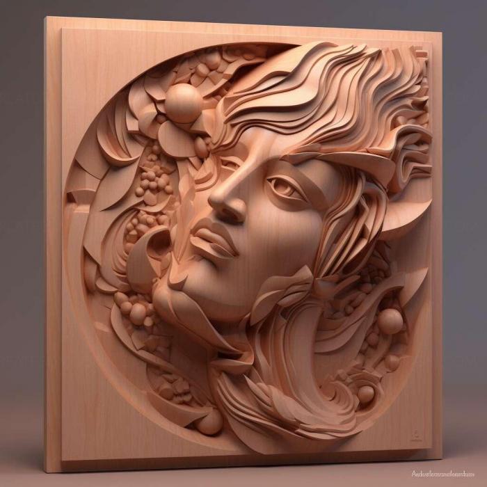 نموذج ثلاثي الأبعاد لآلة CNC 3D Art 